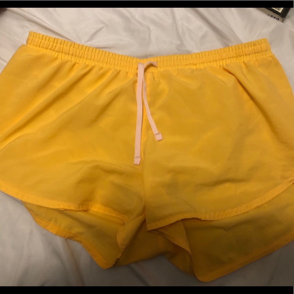 Old navy yellow athletic shorts